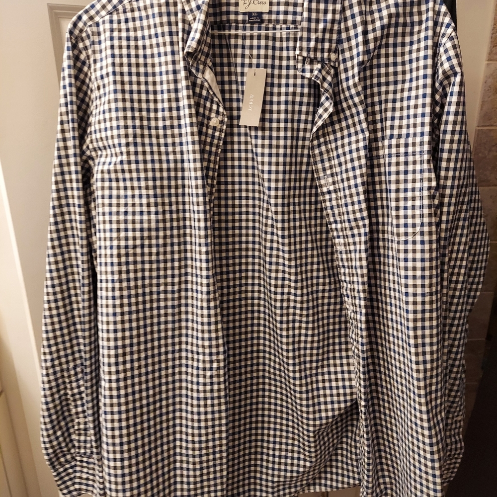 J crew mens xl shirt